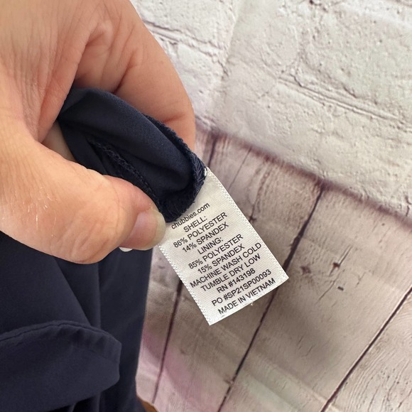 CHUBBIES Navy Blue Frostbites 5.5" Training Shorts Men's L - Picture 9 of 9